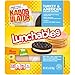 Lunchables Turkey & American Cheese Cracker Stackers Snack Kit With Chocolate Sandwich Cookies, 3.4 Oz Tray