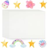 Motipuns 100 Pcs Color Diffusion Paper Set White Rectangular 14 x 18 Inch Watercolor DIY Painting Craft Paper Handmade Art Activity Supplies for DIY Event Party Holiday Decoration Painting Gifts Bulk