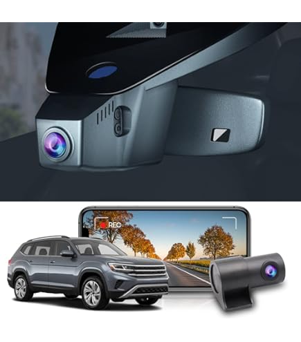 Dashcam Fitcamx 4K Pour Volkswagen Tiguan MK3 2024/2025 - Intégrée, Sans Fil - Carte 64 Go Offerte