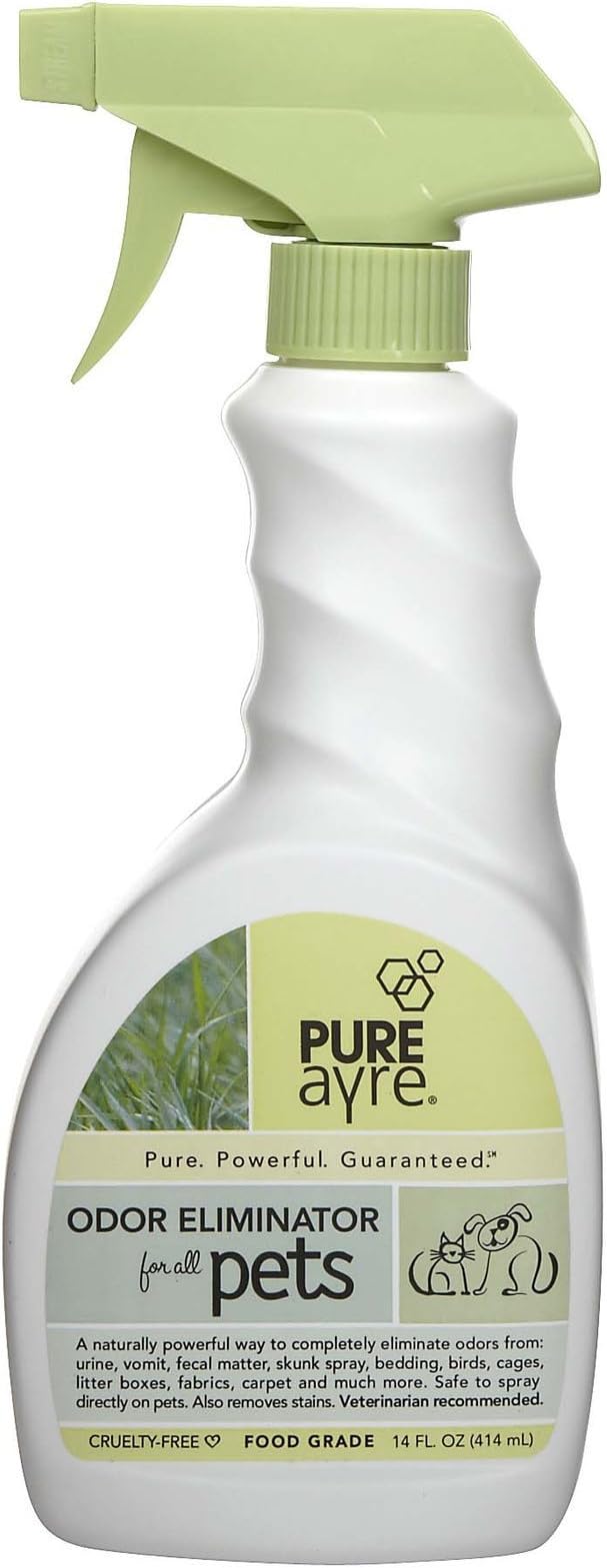 PureAyre – All-Natural Plant-Based Pet Odor Eliminator – Pure, Powerful, and Completely Safe – 14 Ounces
