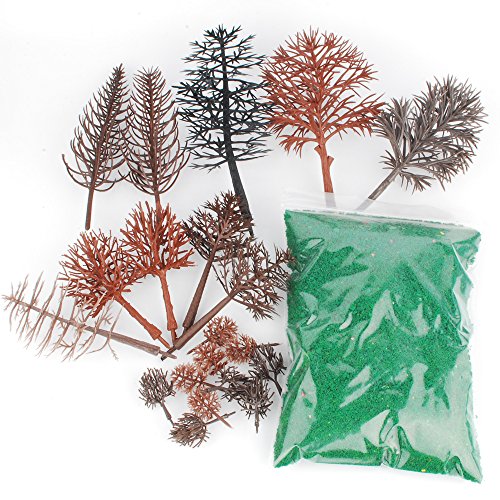 image for NWFashion Bare Plastic Tree for Model Train Railways Scenery Building 