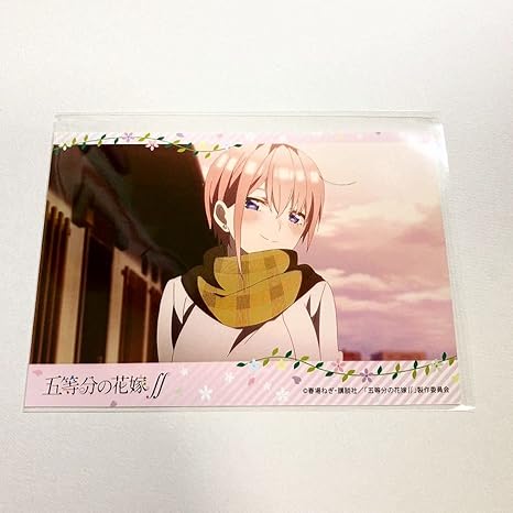 Amazon 五等分の花嫁 ブロマイド 一花 90 アニメ グッズ 一番くじ 春場ねぎ ごと嫁 中野 一花 二乃 三玖 四葉 五月 アニメ 萌え グッズ 通販