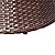 Sundale Outdoor 7.5 Gallon Deluxe Patio Pool Cooler Table All Weather Patio Cool Bar,Brown Wicker