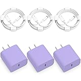 3-Pack iPhone 14 13 12 11 Fast Charger,【MFi