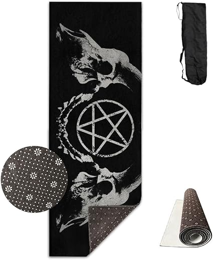 skull yoga mat