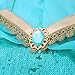 Pettigirl Girls Blue Sequin Classic Princess Dress Up Costume Outfit , 130cm