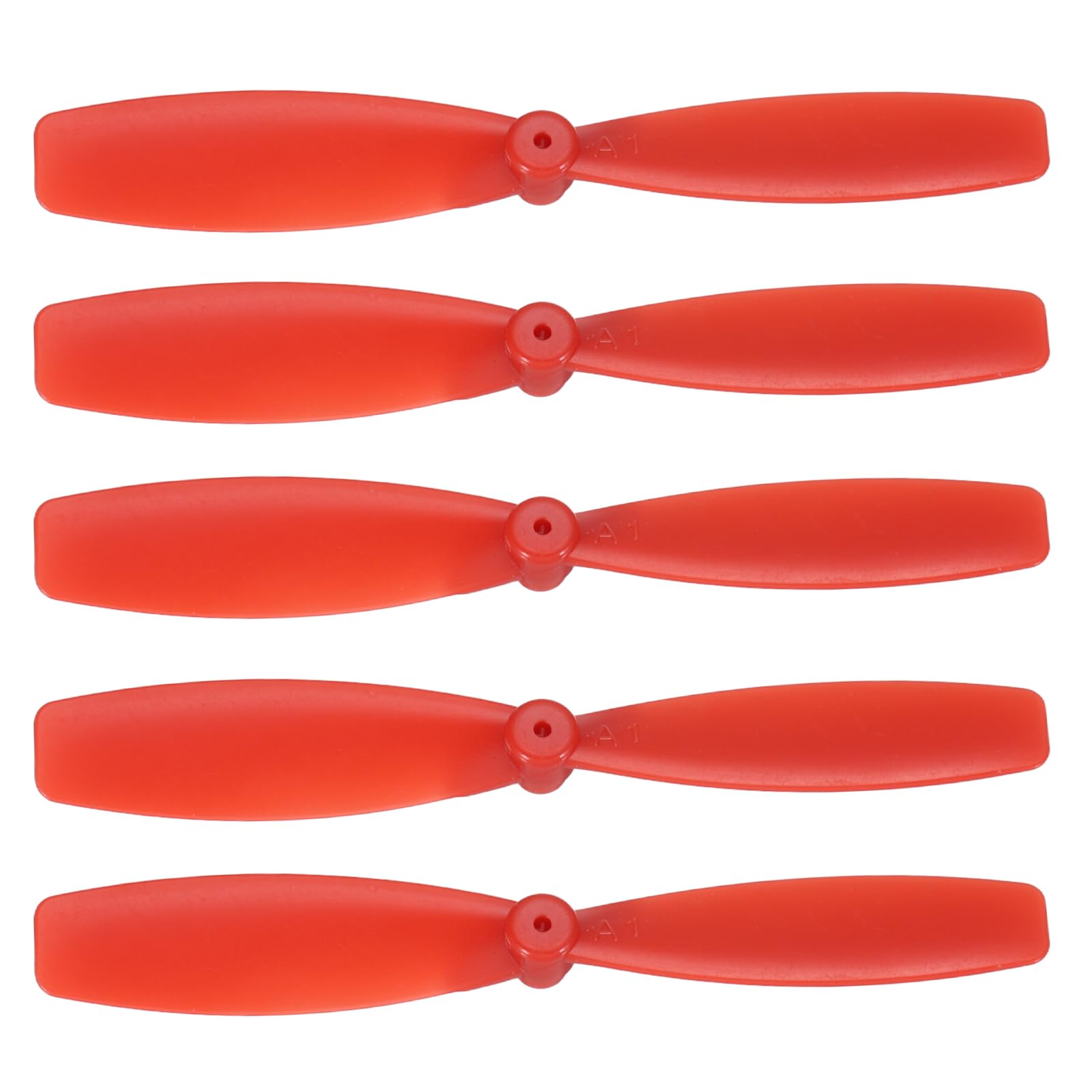 sourcing map 5 Set 55mm/2 Inch Mini Propellers, Special Props Central axis 1MM for RC Aircraft Lightweight Drones Mini Quadcopter Accessories, Red