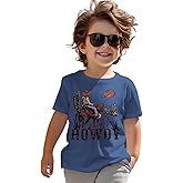 AG AGUU Howdy Shirts Toddler Baby Boys Rodeo Cowboy T-Shirt Western Retro Graphic Summer Tees Short Sleeve Tops
