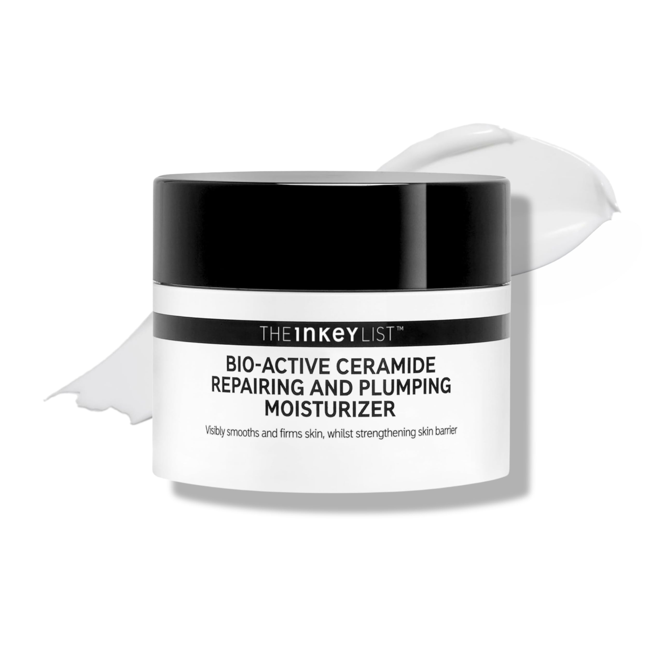 The INKEY List Bio-Active Ceramide Moisturiser 50ml, Anti-Ageing Skincare, 24-Hour Hydration Cream, Vegan Friendly, Suitable For All Skin Types