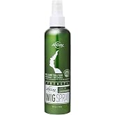 AllDay Locks Synthetic Wig Spray, Nourishes, Softens Fibers, 8 Oz Bottle | Refreshing Leave-In Conditioner for Synthetic Hair, Detangler &amp; Cleanser Spray for Wigs, For Women and Men