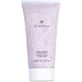 SUNDARI Lemon Cleanser, 6.0 Fl Oz, Gentle Exfoliating Cream Formula, Removes Impurities, Balances pH, Non-Foaming, Controls Excess Oil, For Oily Skin