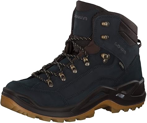 navy blue hiking boots