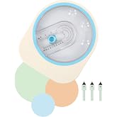 Migrdots Upgraded Disc Circle Cutter for Paper Crafts, Cuts 1"-4" Circles | Rotary circle cutter with 2 replaceable blades for scrapbooking, card making &amp; DIY crafts. Precise &amp; smooth rotary cutting