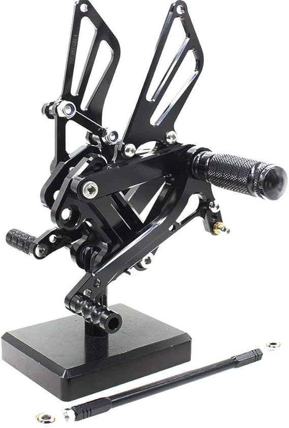 Commandes recul/ées moto r/églable Repose Pieds pour KAWASAKI ZX9R 1999 2000 2001 2002 2003 Gray