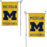 Desert Cactus University of Michigan UM Garden Flag – 19 x 12 inch Michigan Wolverines Banner, For Outdoor Display and Events (Design D)