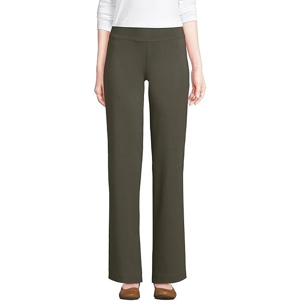 Lands' End Women's Velvet High Rise Pintuck Pencil Ankle Pants 10