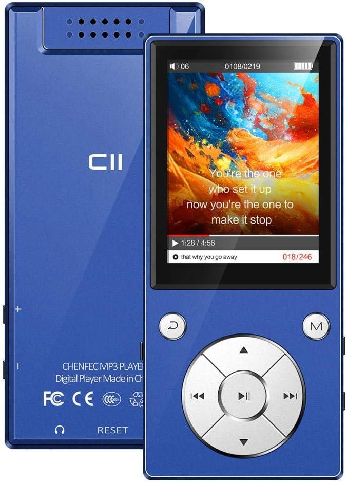 ChenFec Bluetooth MP3 Player 16GB with 2.4inch Big Amazon.co.uk