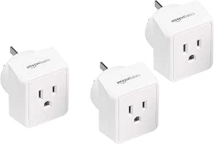 Amazon Basics 3-Pack Travel Plug Adapter Type I, Australia, New Zealand and China
