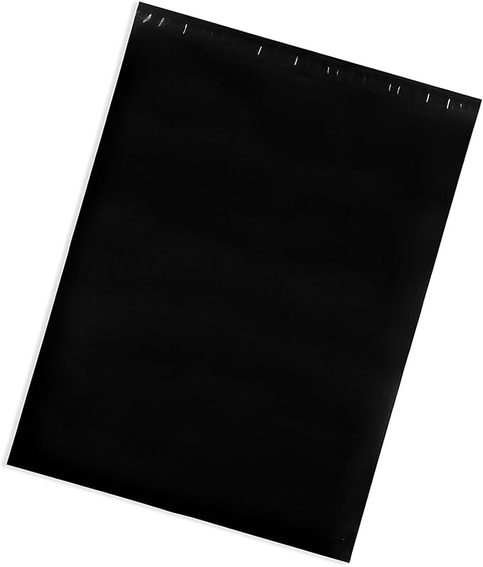 Extra Large 24 x 30 Inch Poly Mailers Black Envelopes (20