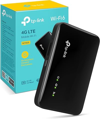 TP-Link M7005 4G MiFi Router 2.4/5 GHz WiFi 6 Portable Hotspot