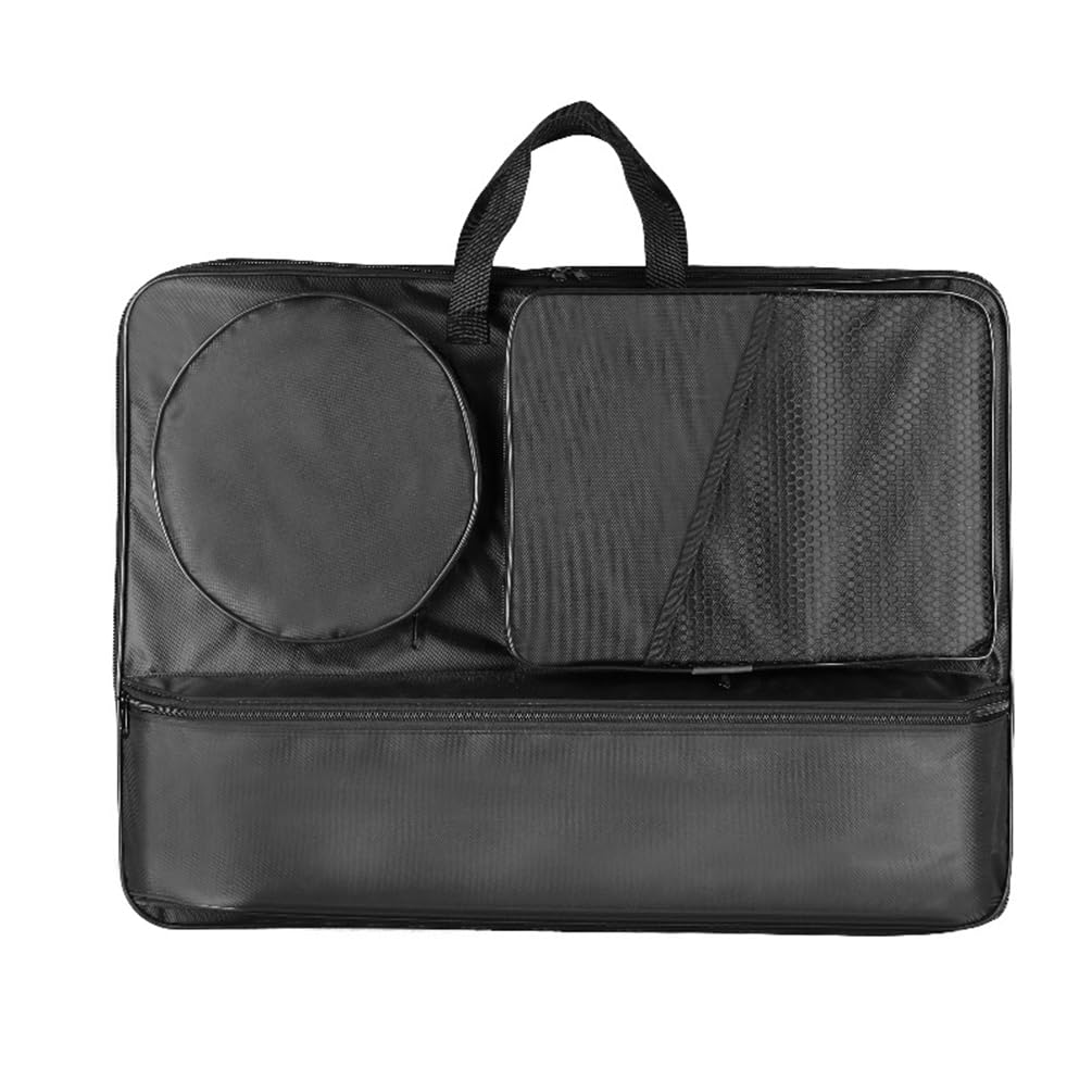 TOPOQ A2 Art Portfolio Case Large Art Backpack Artists Bag Craft Supplies Carrying Bag Arts Organiser Storage Tote Bag Portable Arts Folder Case Hard for 4K Drawing Board Bag Sketchbook