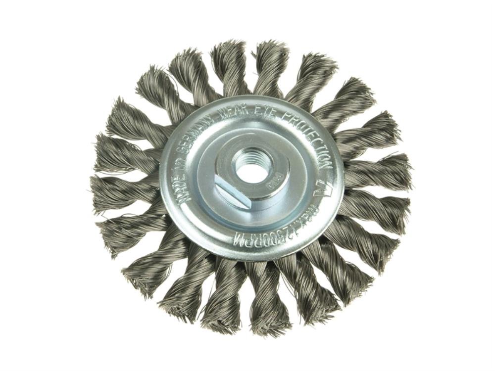Lessman Knot Wheel Brush D100 X W10 X M14 Bore