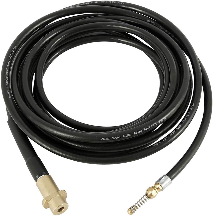 Stronghigheu Drain Cleaning Hose, High Pressure Washer Drain Sewer Kit with Adapter, 160 BAR