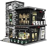 General Jim's Islet Pub &amp; Restaurant Modular Building Set with LED Lighting, 3,992 Pieces, Modern Corner Bar &amp; Restaurant, Compatible with Major Brick Brands, GJ-MPR