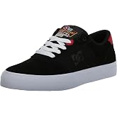 DC Men's Teknic Skate Shoe Black/RED 10