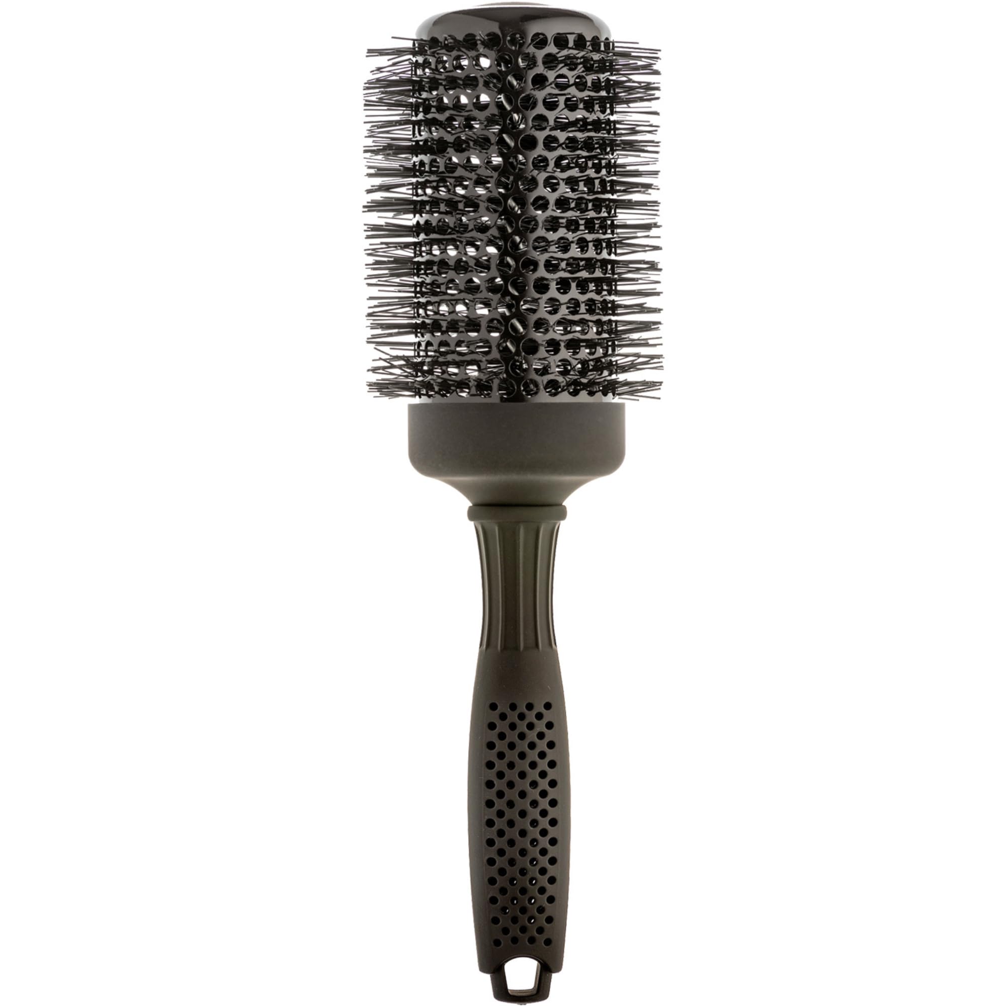 Head Jog Light 129 (53mm) Radial Hair Brush Brush, Black Cushion Thermal Coated Heat Resistant Nylon Bristle. Brush For Blow Drying & Straightening. Ideal For Long, Thick, Wavy Hair & Extensions.