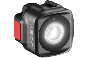 JOBY Beamo, Mini LED Light for Smartphone and Mirrorless Camera - Compact, Magnetic, Bluetooth, Waterproof, for Vlogging, Pho
