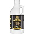 Organic Jamaican black Castor Oil (33.81 fl oz) USDA Certified, Traditional Handmade with Typical and Traditional roasted castor beans smell ,100% Pure black Castor Oil (No Additive, Non GMO)
