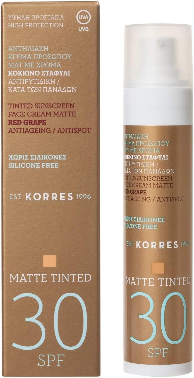 korres tinted sunscreen