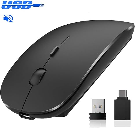Kabellose Maus Leise Tragbar Wireless Mouse 2 4g Pc Amazon De