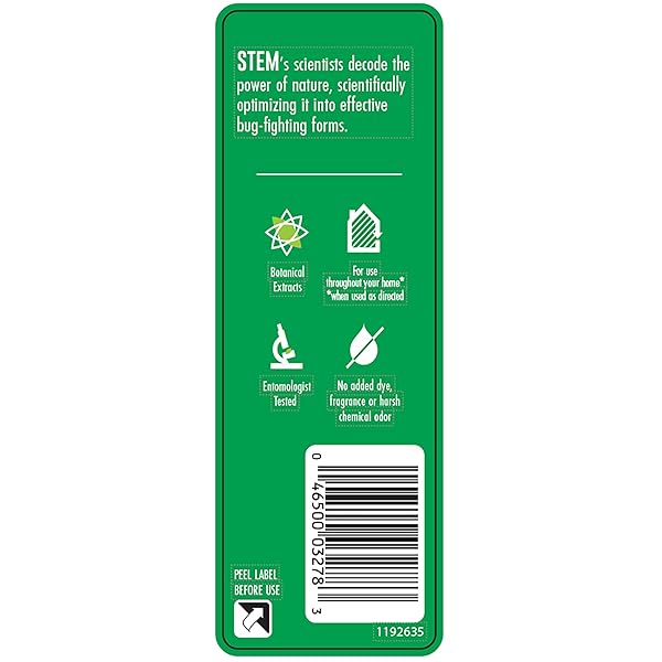 STEM KILLS ANTS, ROACHES AND FLIES: PLANT-BASED ACTIVE INGREDIENT BUG SPRAY, BOTANICAL INSECTICIDE FOR INDOOR AND OUTDOOR USE; 12 FL OZ (PACK OF 1)