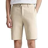 GINGTTO Mens Golf Shorts Slim Fit Stretch Chino Short Pants for Men 9 Inch Inseam