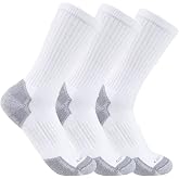 Carhartt Men's Midweight Cotton Blend Crew Sock 3 Pack