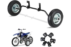 Tayizoo Dirt Bike Training Wheels,Compatible with honda CRF50 XR50 Z50 Z50R yamaha PW50 TTR50 razor MX350 MX125 MX400 etc most 50CC 49cc Dirt Bike 1 Set