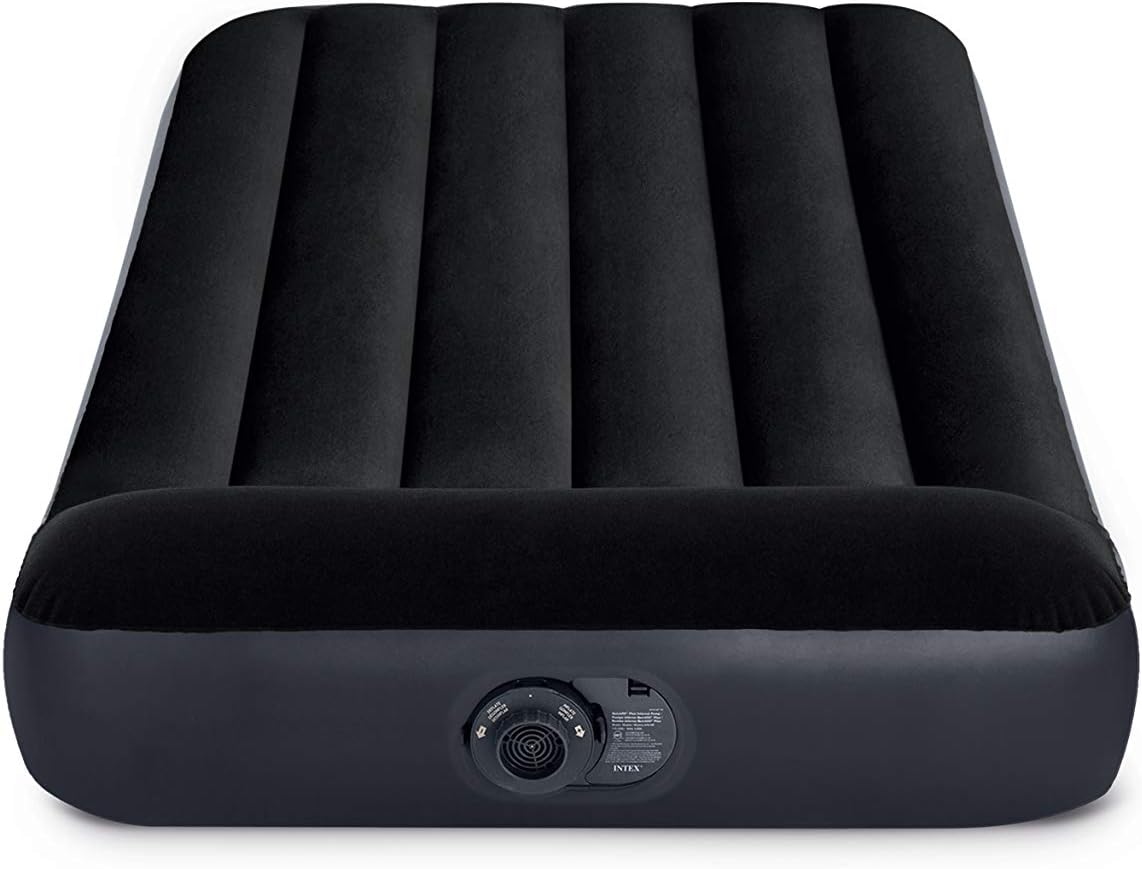 Intex Dura Beam Standard Pillow Rest Classic Airbed with Internal Pump, Twin: Sports & Outdoors