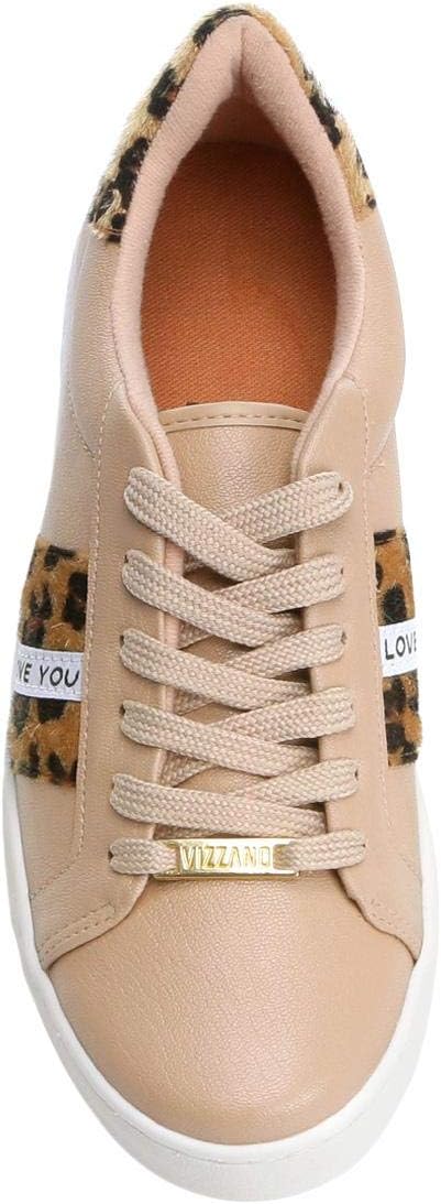 tênis vizzano jacquard oncinha feminino