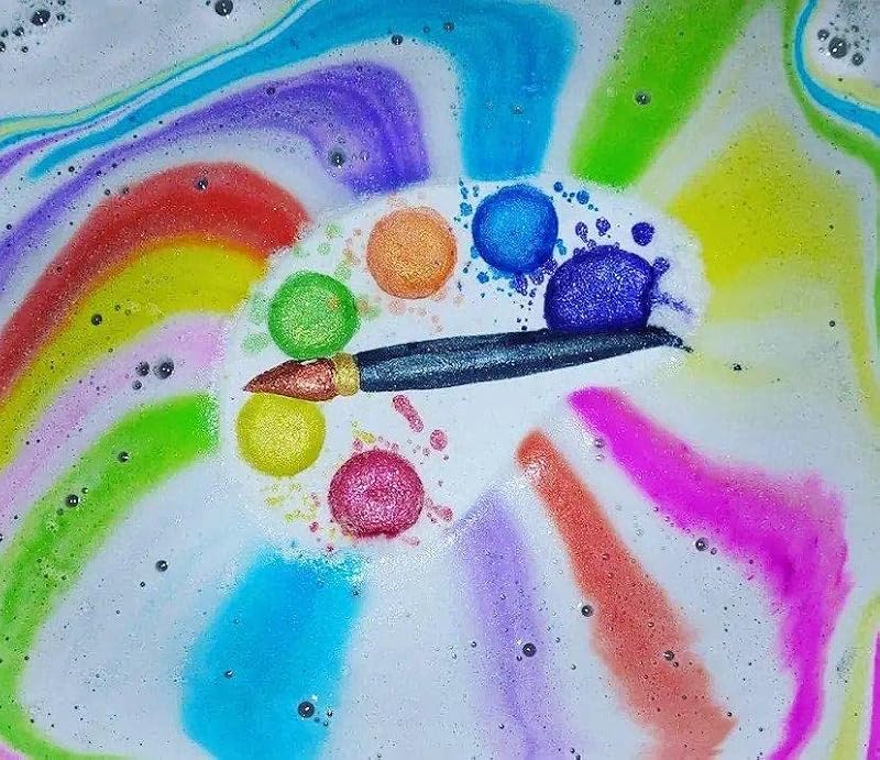 Art Palette Bath Bomb 225g Creative Colourful Relaxing Spa Gift