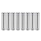 uxcell 1/2 Dia x 2-1/8"(12x54mm) Double Head