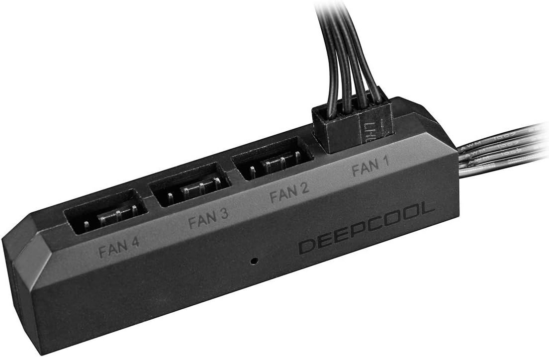 DEEPCOOL FH04 Fan Hub,Fan Controller, Fan Splitter, Powering up to 4