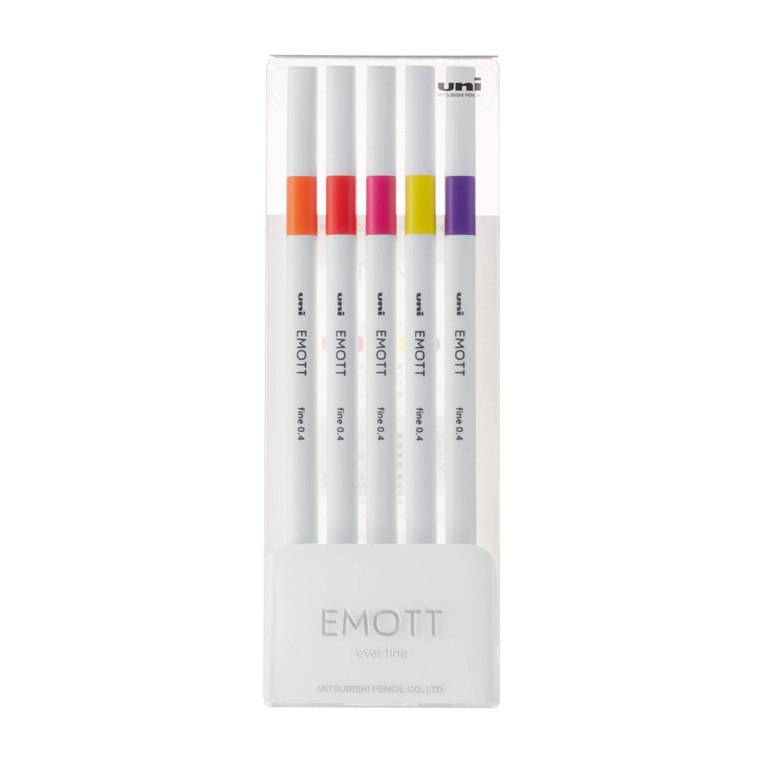 UNI Emott 5 Piece Passion Set 2, UUEMOTT52, white