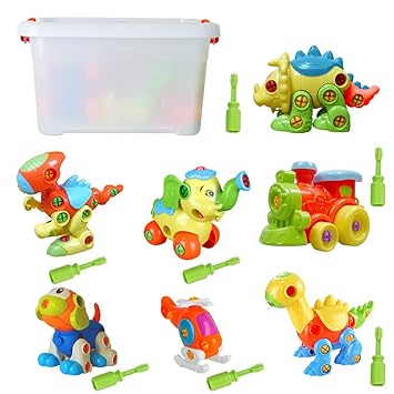 Take Apart Dinosaur Christmas Toys For 3 9 Year Old With Set Of 7 Toddler Educational Girls Boys