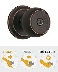 BRINKS, Tuscan Bronze, Push Pull Rotate Door Locks