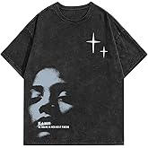 Verdusa Men's Letter Graphic Drop Shoulder T Shirts Casual Round Neck Tee Top