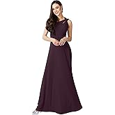 KOH KOH Womens 2026 Long Bridesmaid Cocktail Evening Sleeveless Maxi Dress Gown