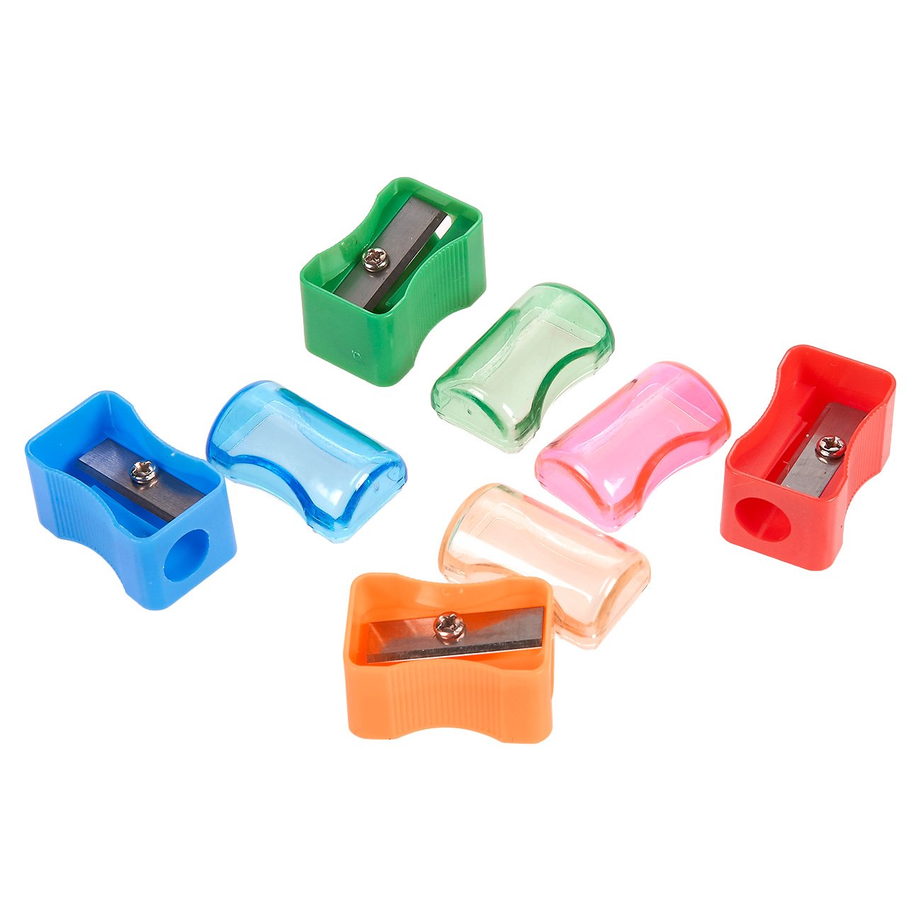 Juvale 72Count Plastic Pencil Sharpener Manual Sharpener in Assorted Color...