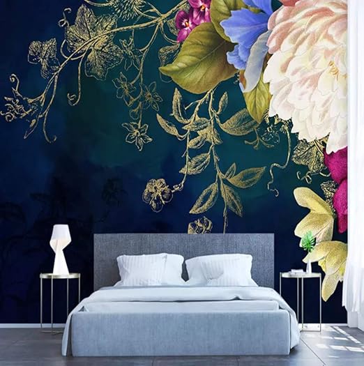 3d Fototapete Wandpapier Nordic Vintage Blumen Rose Tapete Fur Wohnzimmer Schlafzimmer Wand Wohnkultur Fresko Wandtuch 320x220 Cm 125 98x86 61 In Amazon De Baumarkt